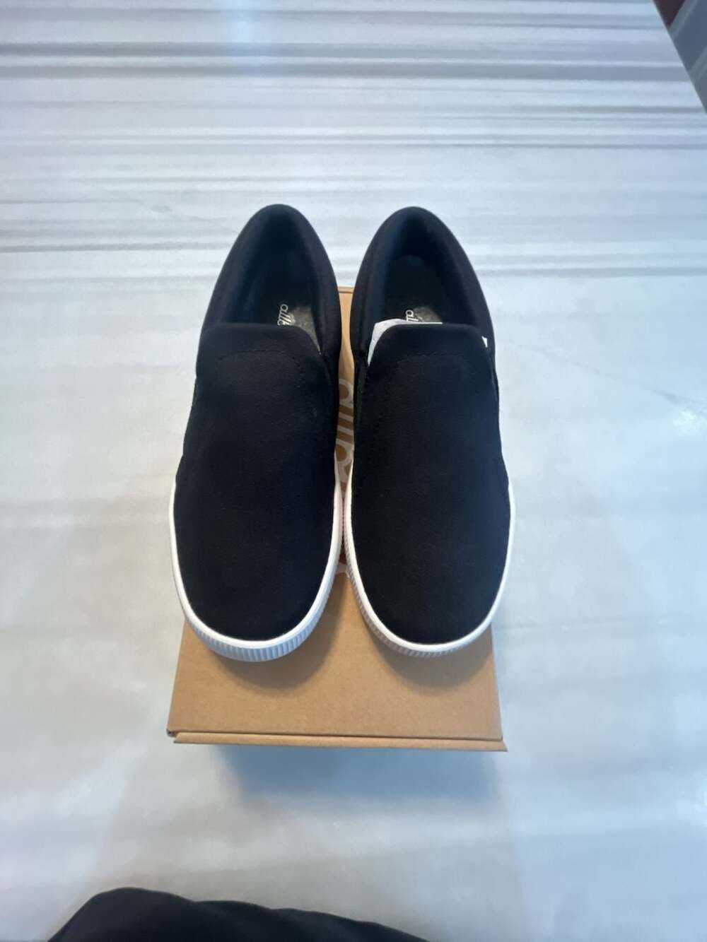 Allbirds Women's Lounger Lift Natural Black Blizzard Sole Size W6